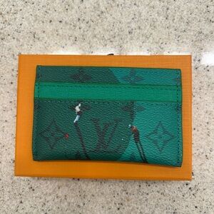 Louis Vuitton Golf Green Card Holder